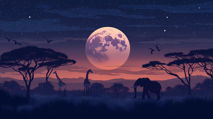 the moon