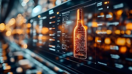 Blockchain Dashboard Visualizing Wine's Supply Chain from Vineyard to Consumer