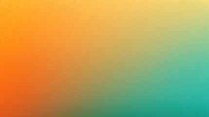 Fototapeta premium Abstract Gradient Background in Orange and Teal Colors