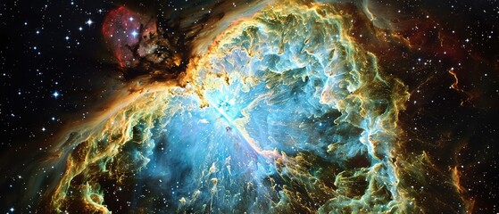Clear detailed image of the Crab Nebula