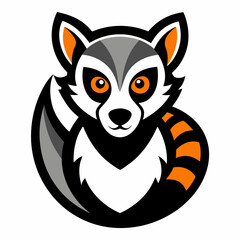 Lemur Mascot Logo Vector Illustration - SVG & Cricut Files for Graphic Design, T-Shirt Graphics