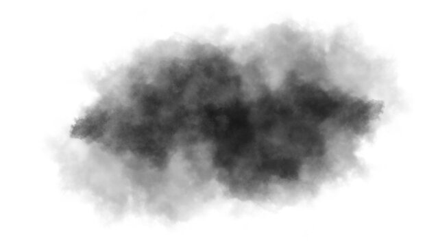 Black fog smoke