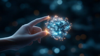 Touching the Digital World, Global Connectivity in Your Hand, data analysis, management, and global communication