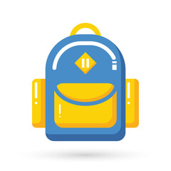 Office folders icon. File management concept. Simple storage supplies vector illustration. Stationery can be used for study or work.