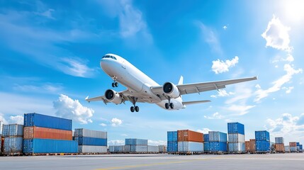 Aerial Cargo Plane For Logistics Planning and Route Efficiency