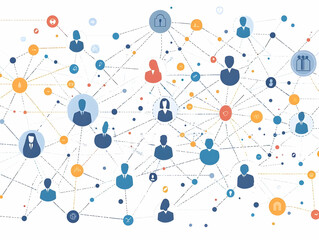 Flat Neural Network Mapping of Stakeholder Relations: Close-Up of Pulsating Nodes in a Smart Business Concept, Transitioning from Abstract Data Visualization to Real-World Community Scenes