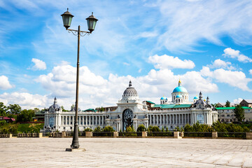 Obraz premium KAZAN, RUSSIA - AUGUST 18, 2023: Palace of Farmers - Ministry of Environment and Agriculture. Kazan, Russia