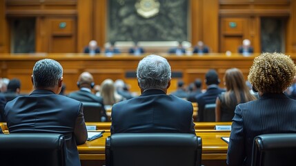 Lawmakers Debating Anti-Corruption Measures in Parliament Setting