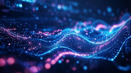 Digital Wave Abstract.