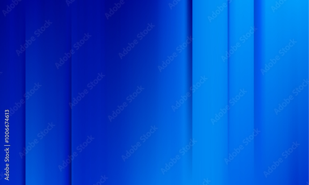 Aufkleber abstract blue background, blue curve design smooth shape by blue color with blurred effect