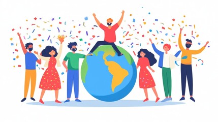 Obraz premium Embracing diversity in the workplace: acceptance and unity concept for diverse ethnic, racial, and cultural groups - a modern example of work tolerance.