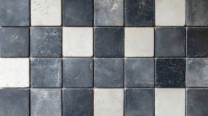 A repeating pattern of alternating dark and light gray tiles, with each tile featuring a subtle crosshatch texture.