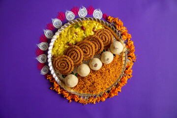 Diwali snacks/Diwali faral/Festival food items/Festival snacks from Maharashtra, India