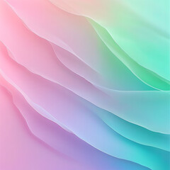 Soft Colorful Waves Pattern Background