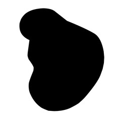 ink black brush strokes spots dots. Hand drawn vector