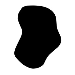 ink black brush strokes spots dots. Hand drawn vector