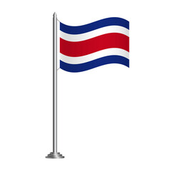 Flag of Costa Rica illustration