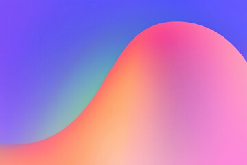 A vibrant gradient wave of pink, purple, and blue colors, creating a smooth and calming abstract background for various creative projects.