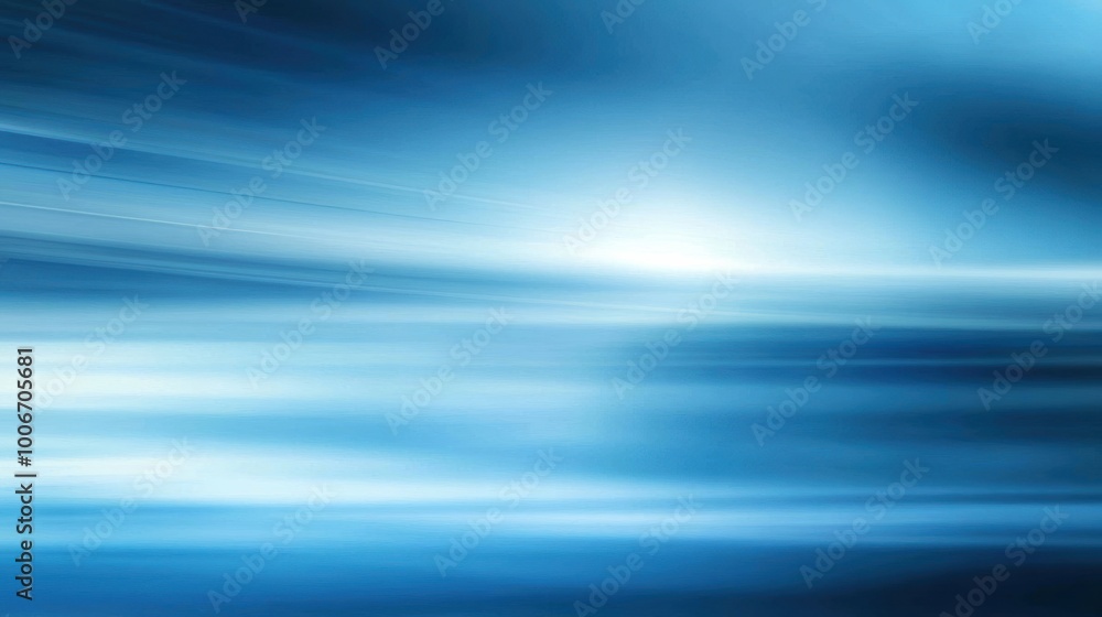 Aufkleber a serene blue abstract background with smooth gradients, perfect for creating a calm atmosphere in d