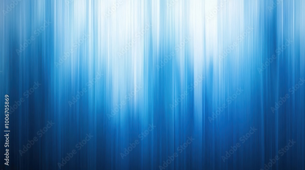 Poster a serene abstract blue background with soft gradients and gentle lines, perfect for creating a calmi