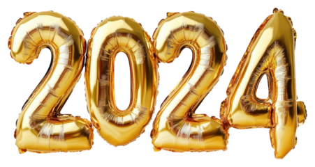 PNG 2024 balloons year foil.
