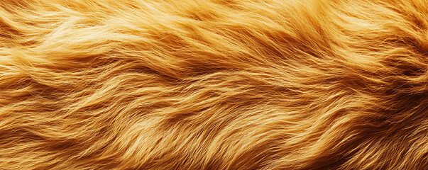 Naklejka premium Close up of the Lion Skin Fur Texture background.