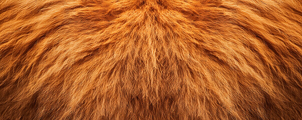 Fototapeta premium Close up of the Lion Skin Fur Texture background.