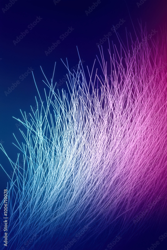 Aufkleber a vibrant abstract background featuring flowing lines in shades of blue and pink, creating a dynamic