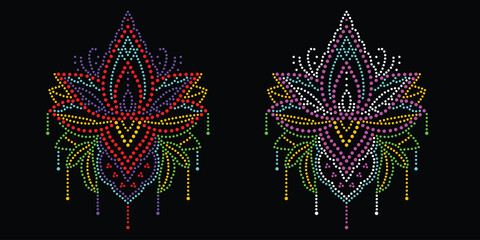 Love Ornament Rhinestones, Flower Design, Ornament Fabric Rhinestone Design, Butterfly Wings Rhinestone Design, Rhinestone Design, Pattern, Rhinestone T-shirt, Butterfly Wings