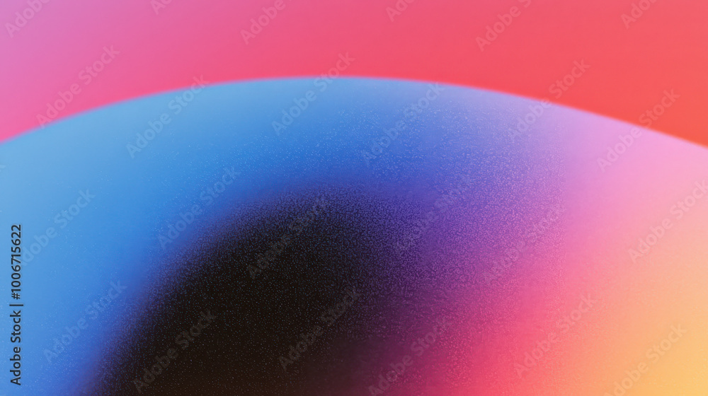Poster vibrant abstract gradient design with dynamic colors blending smoothly, perfect for modern art proje