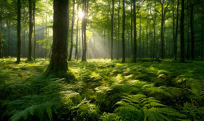 Obraz premium Stunning Nature Landscapes: Mountains, Forests, Oceans, and Serene Vistas.