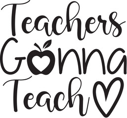 Teachers svg design