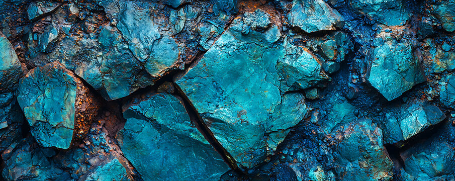 Close up stone Metal copper conductive material background