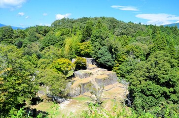 苗木城跡 大矢倉跡