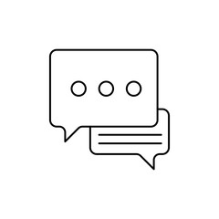 conversation icon, message icon