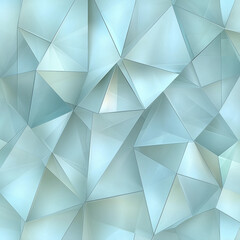 Obraz premium Abstract Polygonal Background in Light Blue and Teal Tones for Modern Design