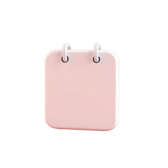 Calendar 3d rendering for mockup