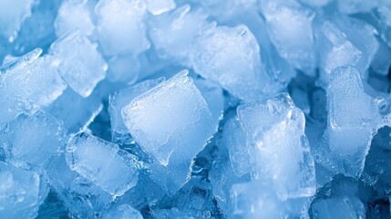 Obraz premium A detailed shot of ice crystals on a glacierâ€™s surface, promoting the study of glaciology 