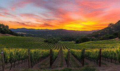 Naklejka premium Stunning Nature Landscapes: Mountains, Forests, Oceans, and Serene Vistas.