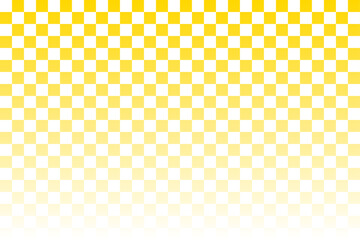 黄色の市松模様, 背景素材, グラデーション