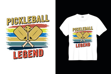 Pickleball tshirt design template Pickleball sports tshirt design
