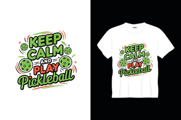 Pickleball tshirt design template Pickleball sports tshirt design