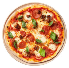PNG Pizza food plate white background.