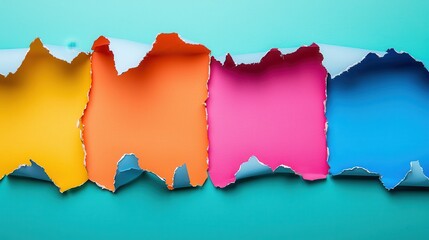 Close-up of torn paper revealing a Black Friday sale underneath, set against a colorful background, creating a sense of excitement