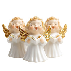 Angels Singing Joyfully in Soft Light