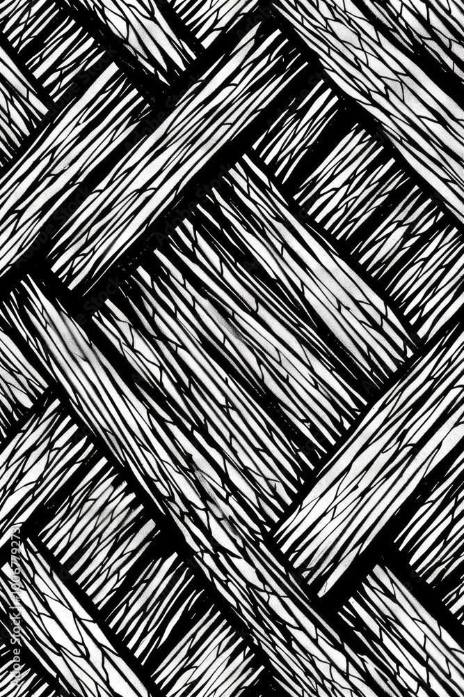Poster A black and white background with a diagonal pattern