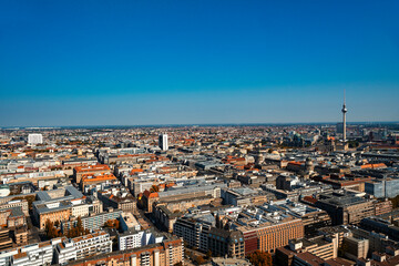 View in northern direction to the City East of Berlin