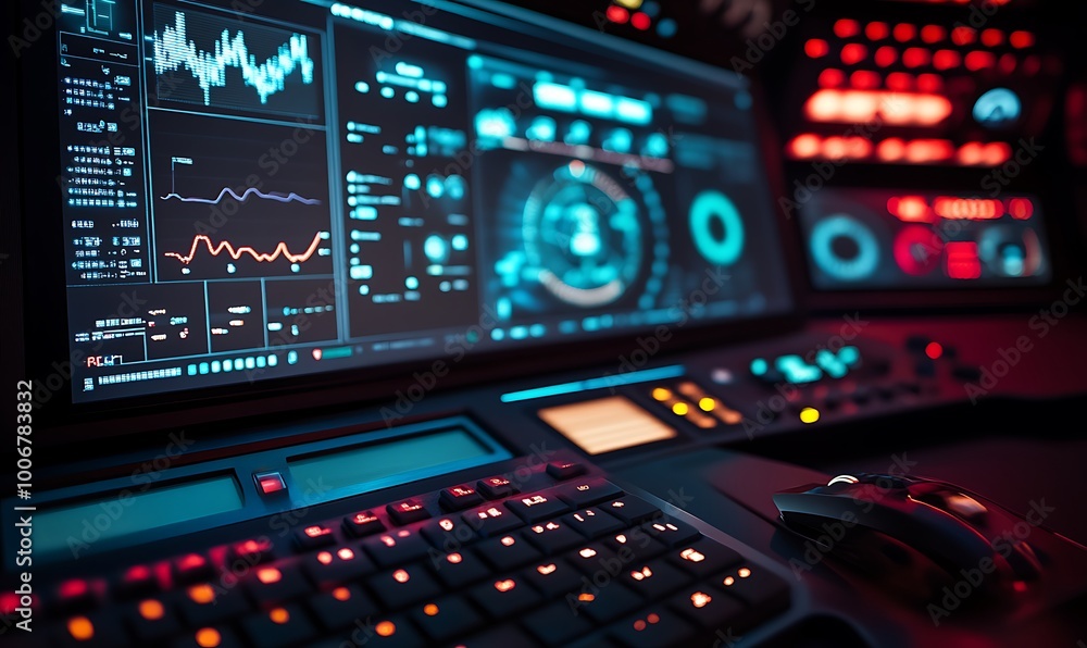 Poster Keyboard and Mouse Before Screen of Dynamic Energy Graphs