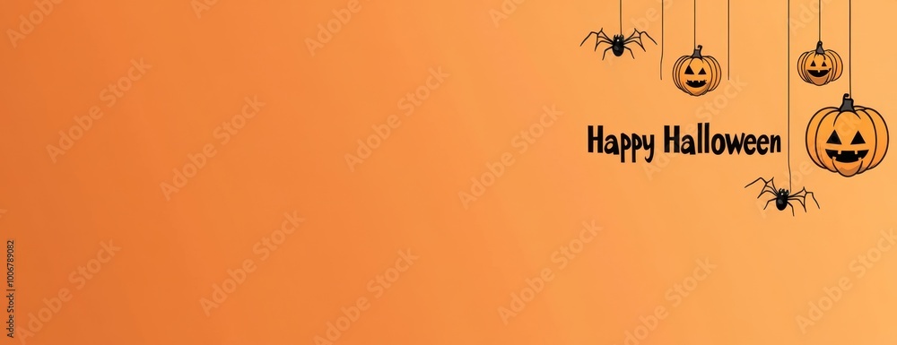 Poster a simple orange background with the text 