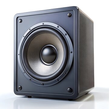 speaker on white background